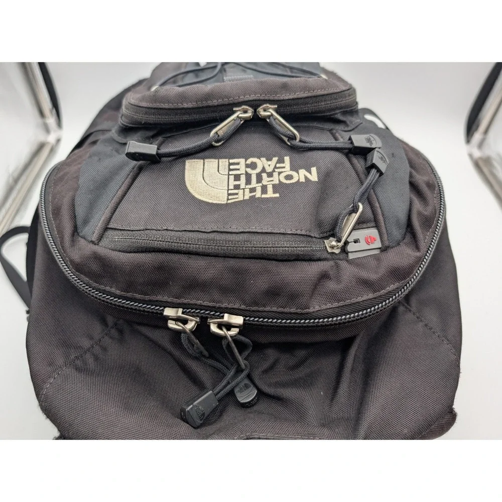 The North Face Heckler Backpack Black Outdoor Hiking Daypack Bag READ!